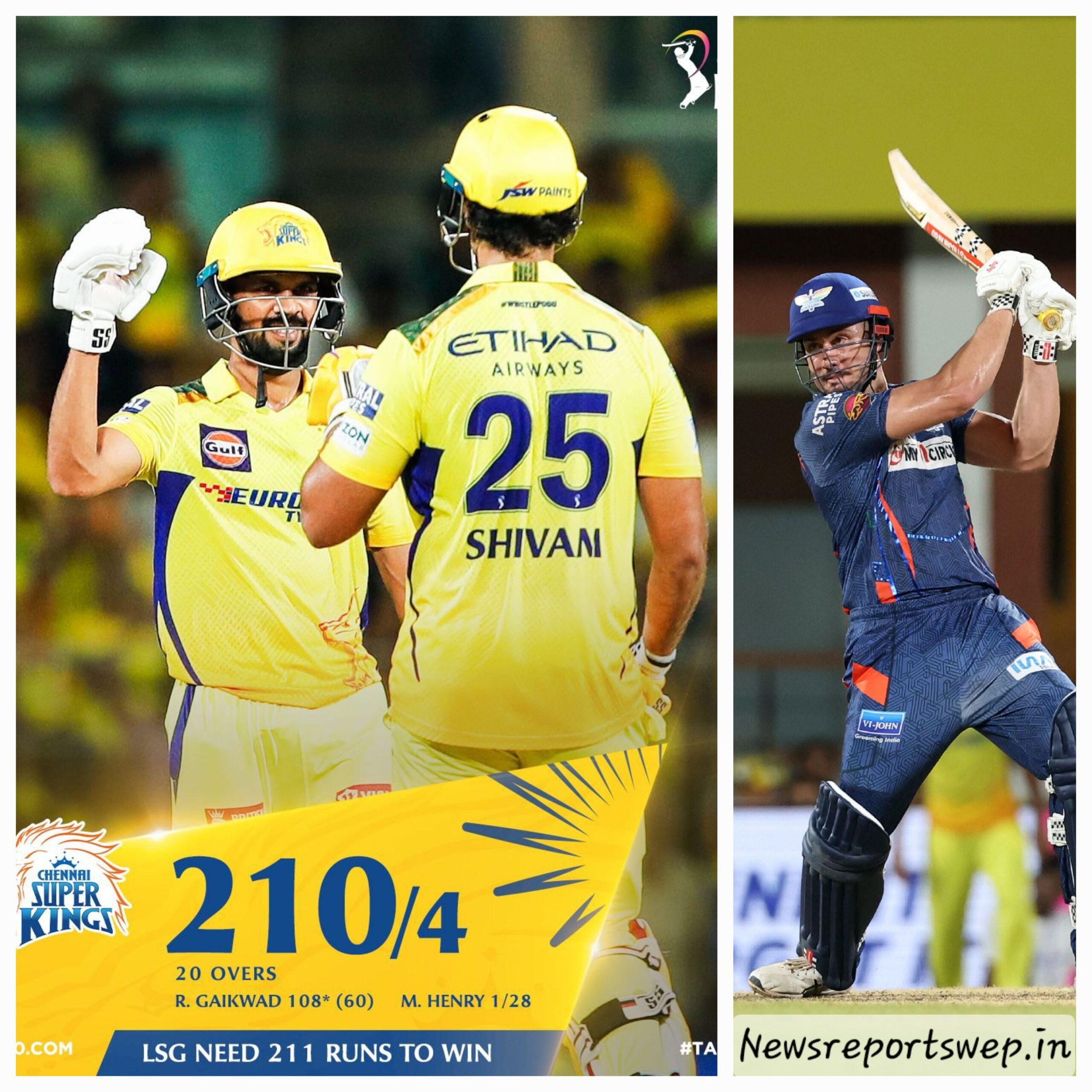 CSK vs LSG IPL 2024 Representative Image