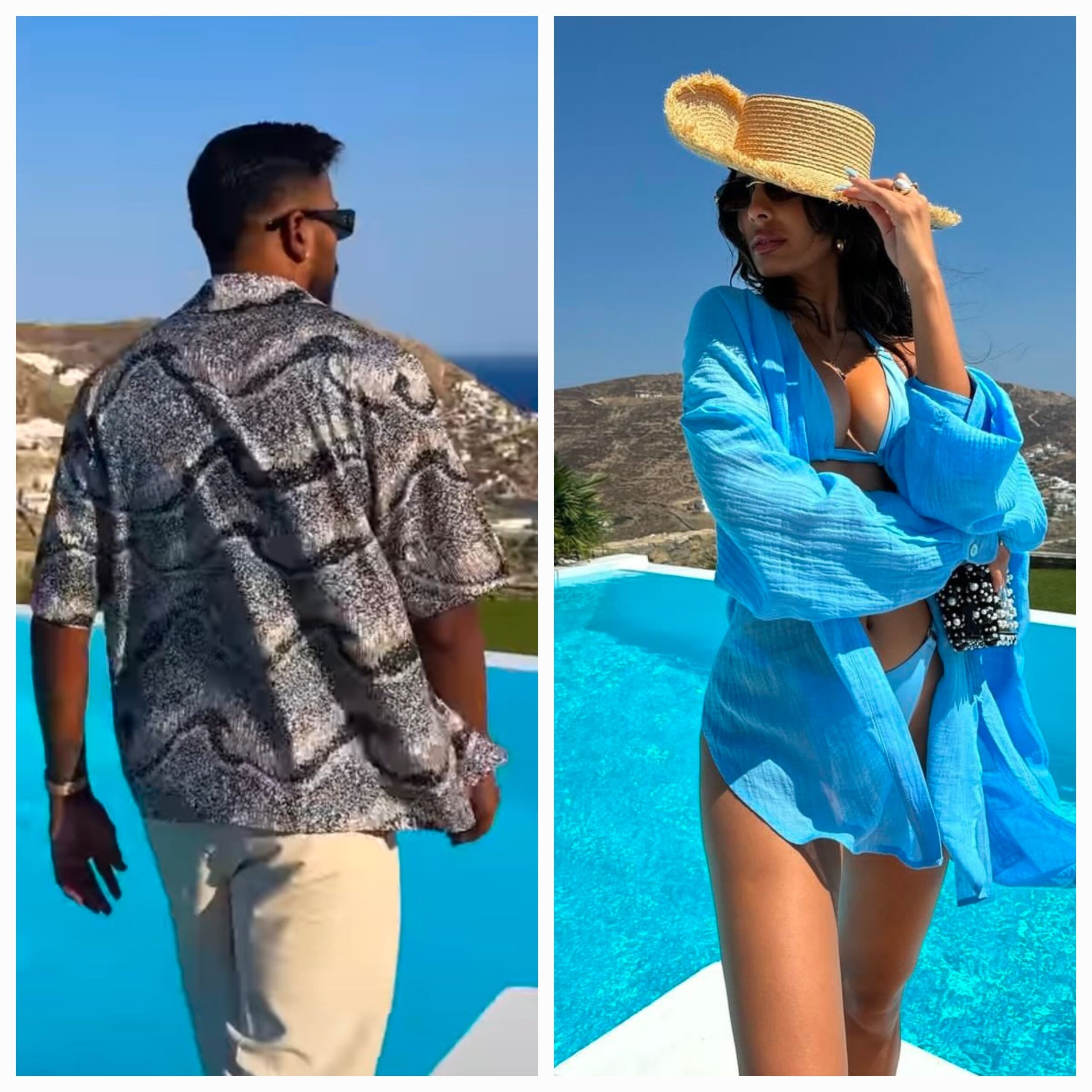 Hardik Pandya and Jasmin Walia